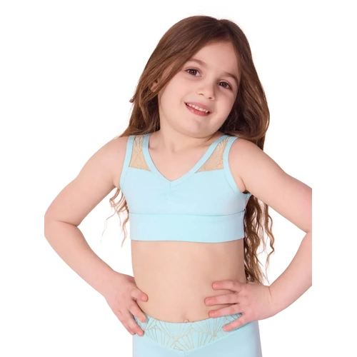 Capezio Sea Star Starfish Top; Turquiose; Child Medium