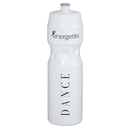 Energetiks Drink Bottle - Dance; White