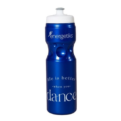 Energetiks Drink Bottle - Life is Better; Cobalt