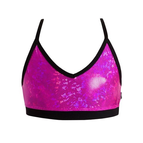 Energetiks Paris Crop Top Child Medium; Hot Pink