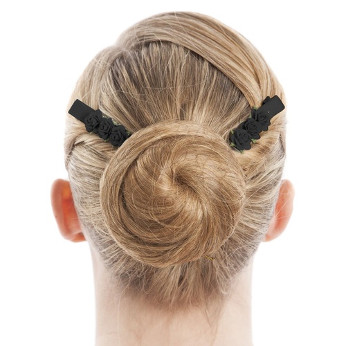 Energetiks Satin Hair Clip; Black