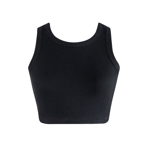 Cat Rib Crop; Adult Large; Black