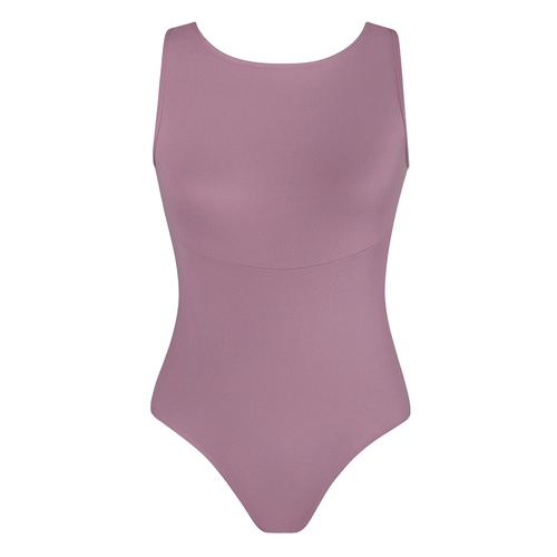 Energetiks Natalie Open Back Leotard Adult Medium; Mauve Haze