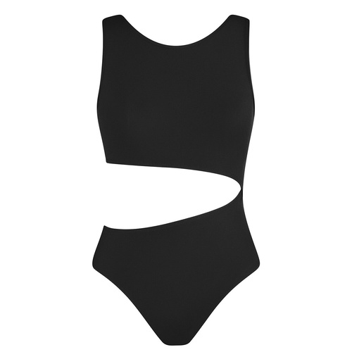 Energetiks Celeste High Neck Leotard; Adult Medium; Black