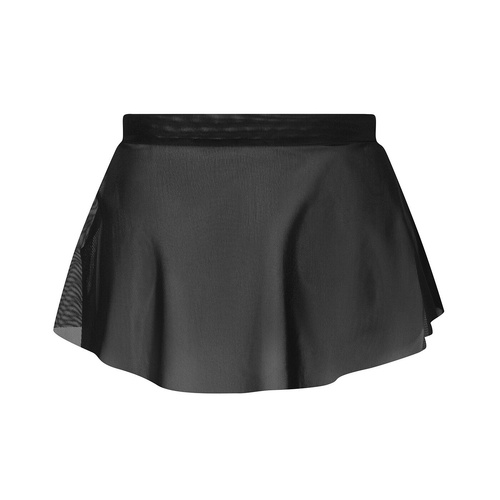 Energetiks Natalia Mesh Split Skirt ; Adult Large; Black