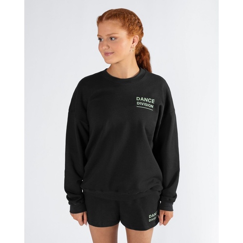 Sydney Crew Sweater V1; Green Apple; Adult Large