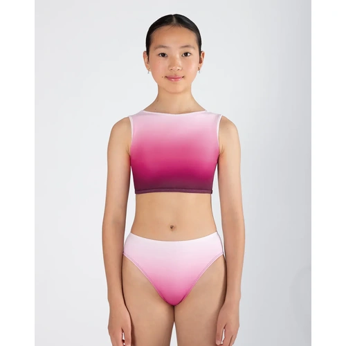 Energetiks Ombre Portman Crop Top; Pink; Adult Large