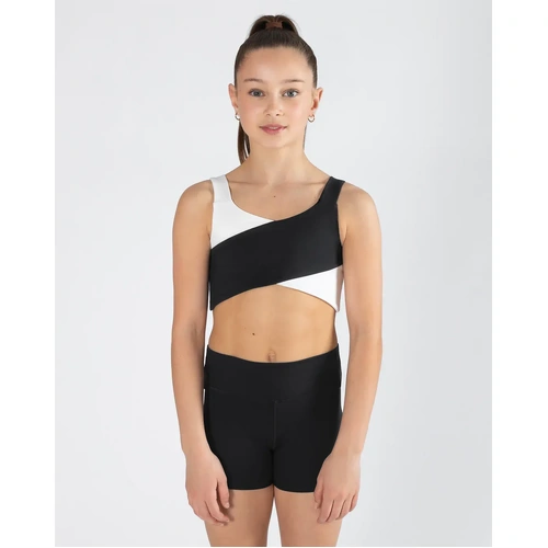 Izzy Crop Top; Black; Child Large