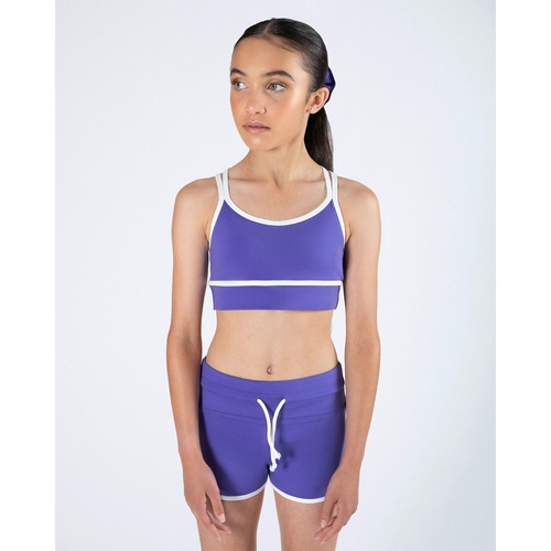 Energetiks Zuri Crop Top; Child X- Small; Iris