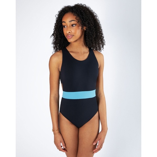 Energetiks Skyler Leotard; Black; Child Large