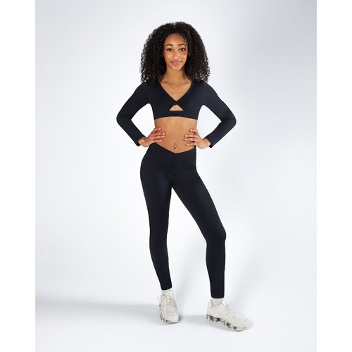 Energetiks Halley Legging; Black; Child Large