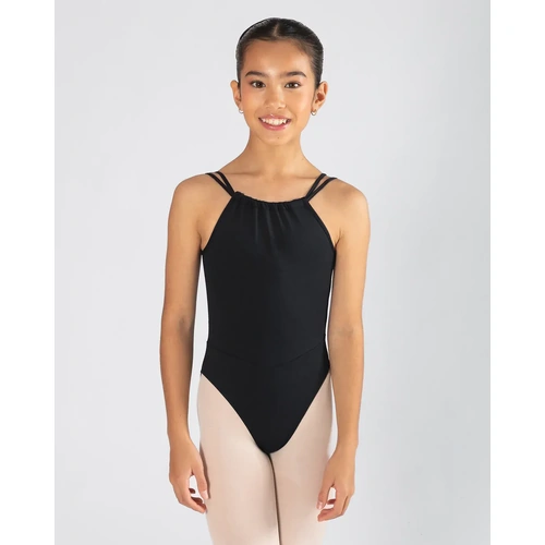 Energetiks Leonie Swirl Back Camisole; Black; Adult Large