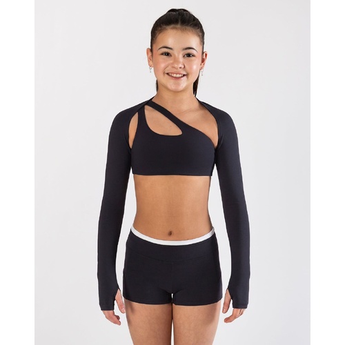Energetiks Zara Shrug; Black; Child Large