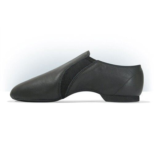 MDM Protract Leather Jazz Shoe Adult 7.5; Width Wide; Black