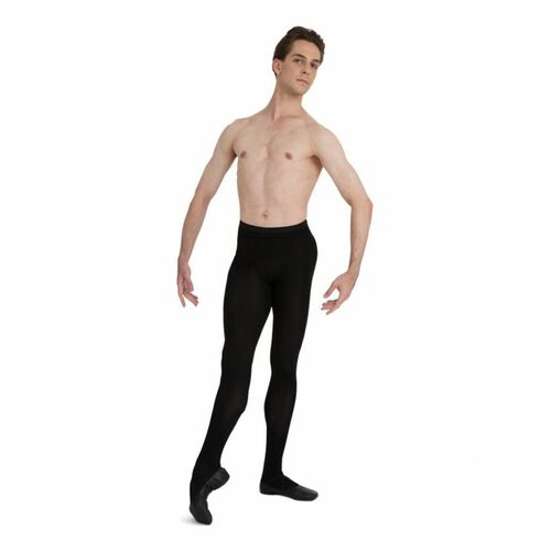 Capezio Men's Footed Tight Adult Large; Black
