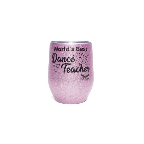 Glitter Mug - Dance Teacher Pink