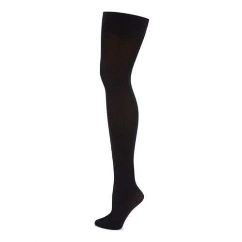 Capezio Hold & Stretch Footed Tight Child Large; Black