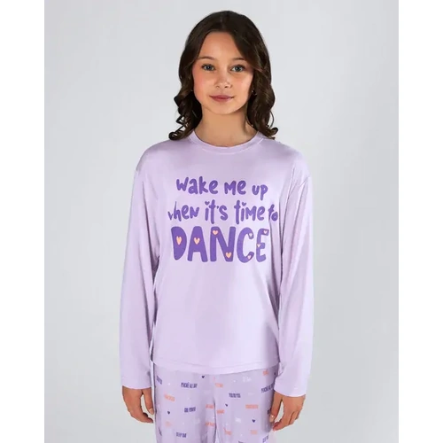 Energetiks Time To Dance Pyjama Set; Purple; Adult Large