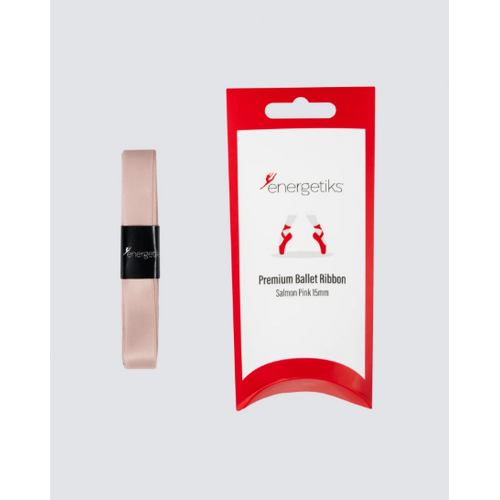 Energetiks Premium Ballet Ribbon; Salmon Pink; 15MM;