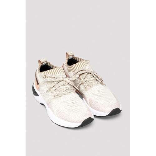 Bloch Alcyone Sneaker Adult 7; Beige/Rose Gold