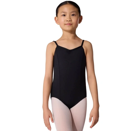 Capezio Studio Collection V Neck Camisole Leotard; Black; Child Toddler