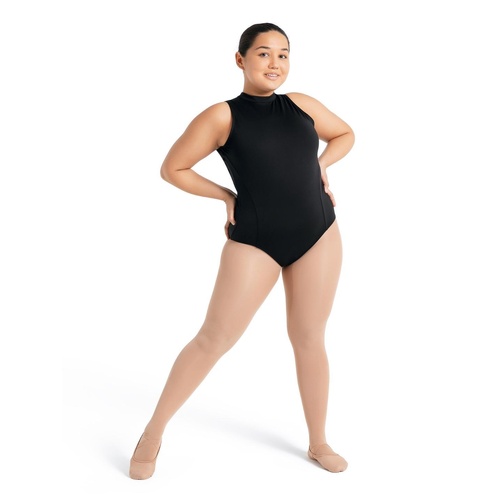 Capezio Studio Collection High Neck Leotard Adult Medium; Black