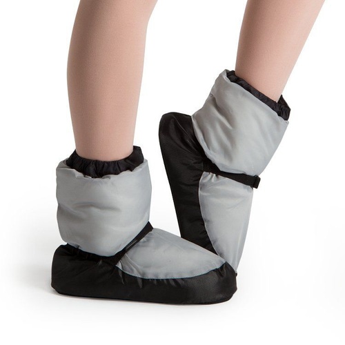 Bloch Light Grey Warm Up Bootie Adult