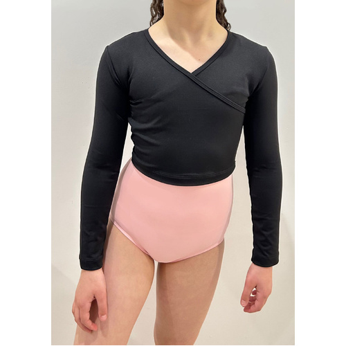 Studio 7 Mock Crossover; Adult Large; Black