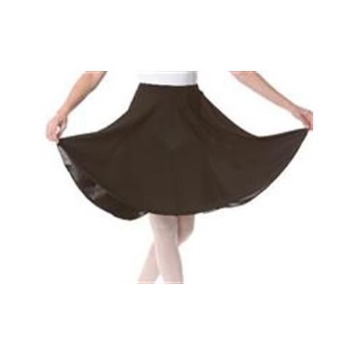 Studio 7 Premium Long Circle Skirt Adult Large; Black