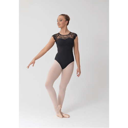 Studio 7 Leah Leotard; Black; Adult Large