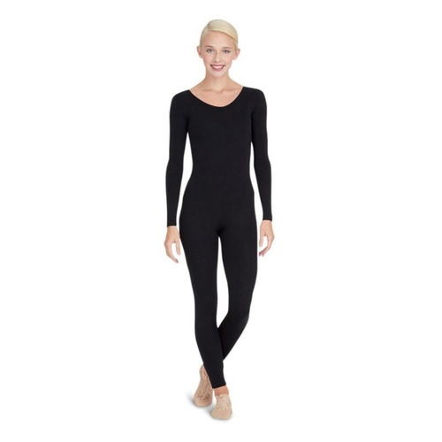 Capezio Long Sleeve Unitard Adult Small; Black