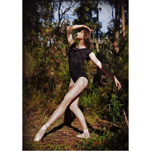 Studio 7 Zoe Leotard Child Large; Black