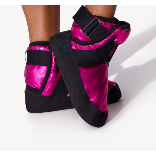 Capezio Glam Warm up bootie; LIMITED EDITION Hot Pink