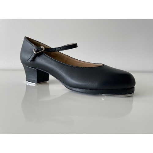 Slick Dancewear High Heel Pro Buckle Tap Shoe Adult 6; Black