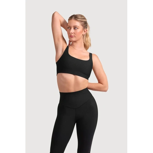 Bloch BLOCHrib Square Neck Bra; Black; Adult Large