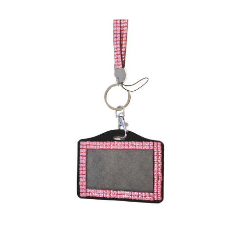 Mad Ally Bling Lanyard- Light Pink