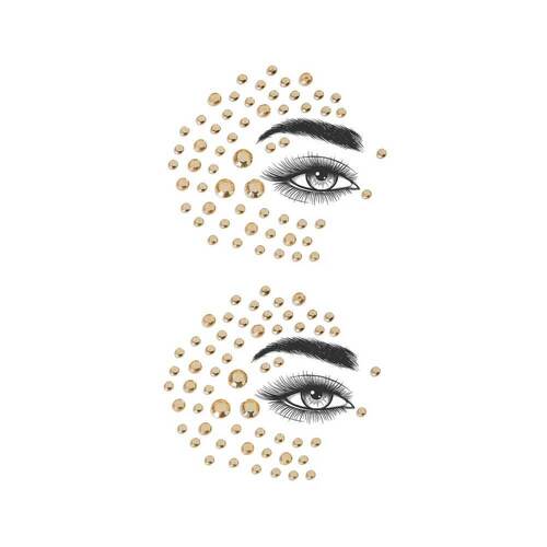 Face, Eye and Body Jewels Gold
