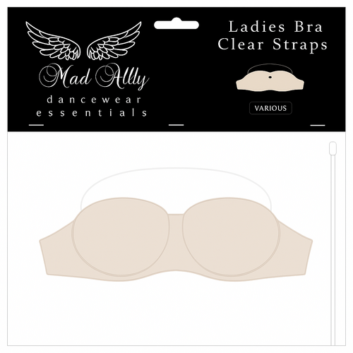 Mad Ally Clear Strap Bra 8C