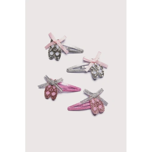 Mad Ally Ballet Shoe Glitter Hair Clips