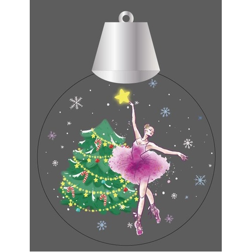 Mad Ally Christmas Decoration Pink Ballerina