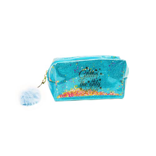 Mad Ally Cosmetic Bag; Blue