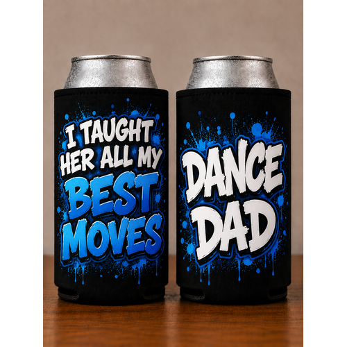 Dance Dad Stubby Holders - Best Moves