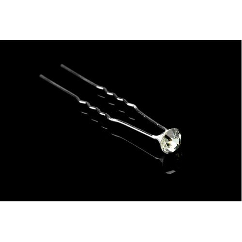 Mad Ally Diamante Bun Pin- Smoke