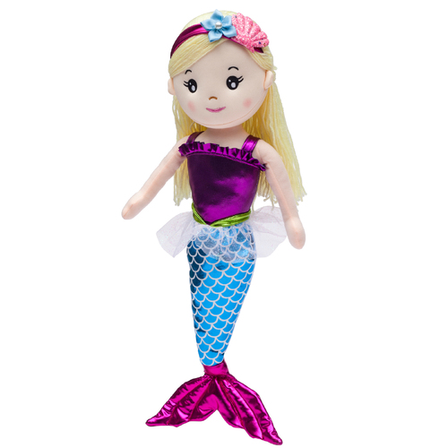 Mad Ally Marina Mermaid Doll; Blue Tail