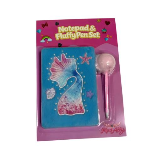 Mad Ally Fluffy Notebook - Mermaid Tail