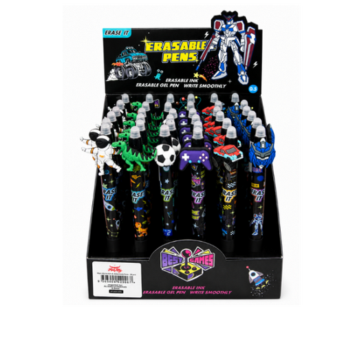 Mad Ally Action and Adventure Erasable Pens 