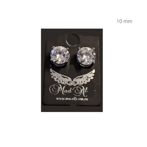 Mad Ally Magnetic Earrings; 10mm