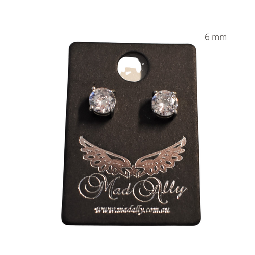 Mad Ally Magnetic Earrings; 6mm