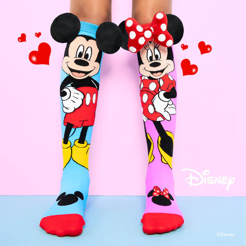 Mad Mia Mickey and Minnie Socks 